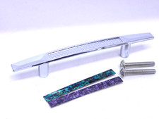 6 Pcs Vintage Ajax 535 Variable Color Drawer Cabinet Pull Polished Chrome Color