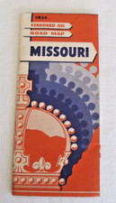 1933 STANDARD OIL MISSOURI ROAD MAP