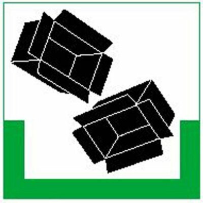 Aufkleber - Kartonagen RESIGN/Symbolschild, Büro Sicherheit - 20x20cm DE199