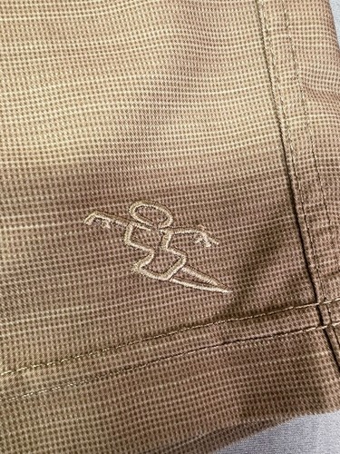 Da Hui Hybrid Collection Men's Swim Trunks Surfer Shorts 44 Beige Tan - Picture 2 of 12
