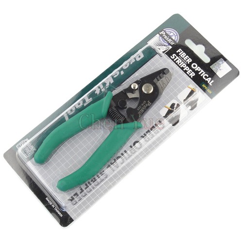Proskit 8PK-326 Clamp Fiber Stripping Pliers Tri-Hole Fiber Optic Stripper FTTH - 第 6/6 張圖片