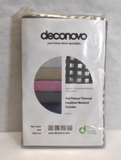 Deconovo Silver Foil Printed Thermal Insulated Blackout Curtain 52  x 95  2 Panel