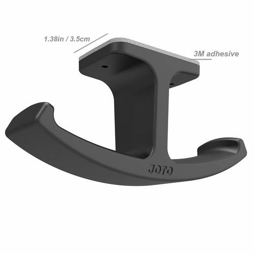Headphone Stand Hanger,Silicone Under Desk Dual Headset Holder Mount Hook Gaming - Picture 5 of 12
