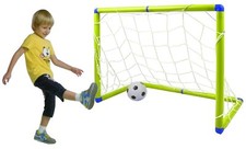 Childrens Junior Kids Football Goal Soccer Set With Ball Net & Pump 120cm x 80cm