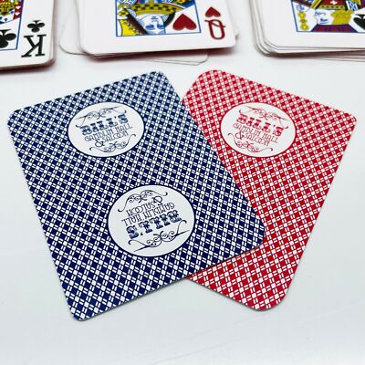 Lot of 2 BILL'S GAMBLIN' HALL & SALOON Las Vegas Casino PLAYING CARDS Deck Poker