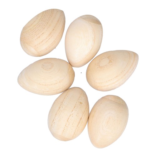 6x Wood Eggs Shakers Rattle Musical Percussion Instrument Musical Toy Kids Child - Picture 8 of 12