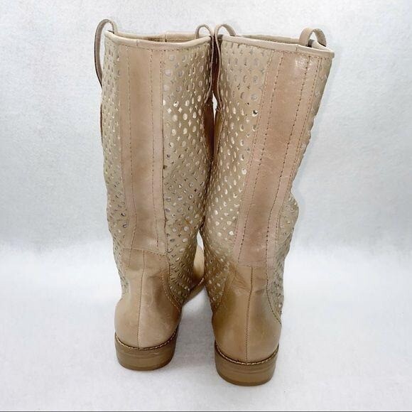 Zoe Luca ZL Tan Leather Boots Naples-Z 5.5M | eBay