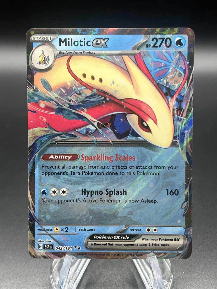 milotic pokemon card price Colorless Artist Milotic ex Surging Sparks |