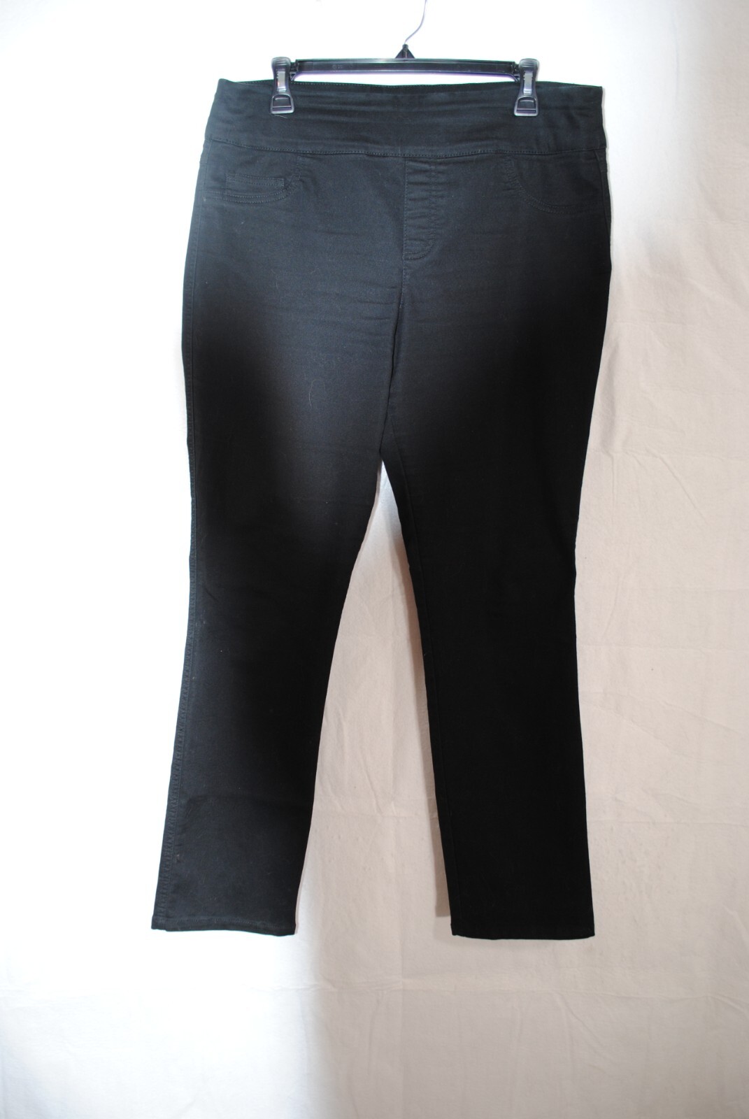 Women's Khakis & Co.Pull On Black Pants Size 12 eBay