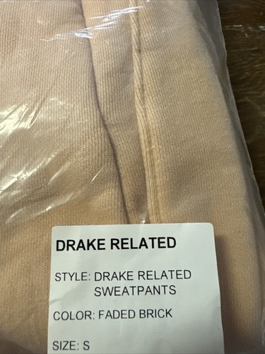 DRAKE RELATED. FADED BRICK “VIEWS” SweatPants. Size SMALL. 🔥NEW IN BAG🔥 - Picture 5 of 6