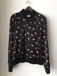 saint laurent flamingo jacket