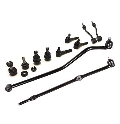 11 Pc Suspension Kit for Jeep TJ Wrangler Track Bar Ball Joints Sway Bar Tie Rod
