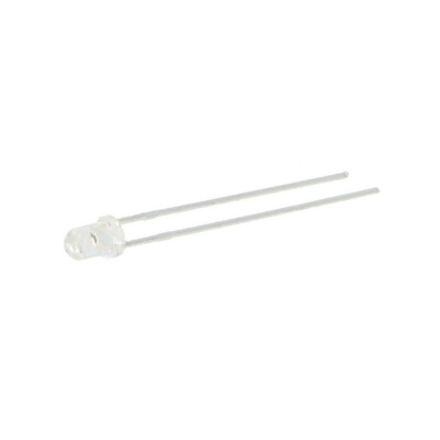 MENTOR Lichtwellenleiter 1282.7001 – 2er-Pack, Rund, Ø 3,2 Mm, Gewölbte Front, Gerade Fassung, 43,75 Mm Länge, Für LEDs