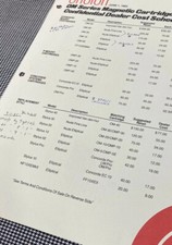 ORTOFON OM SERIES CARTRIDGES: DEALER COST SCHEDULE JUNE  85 - J0958