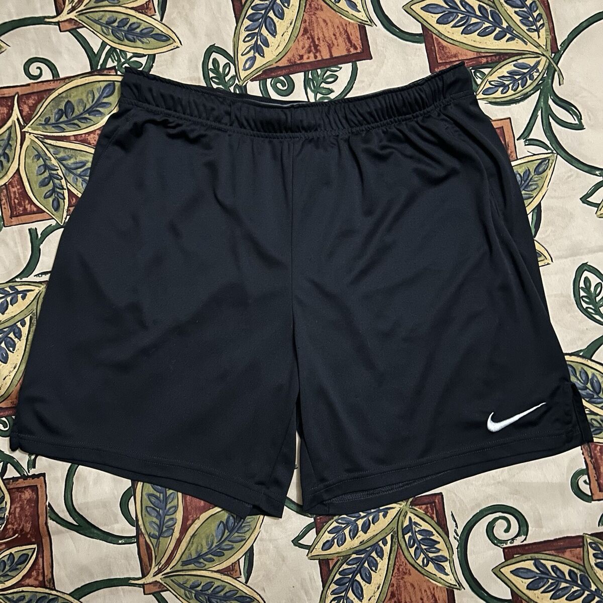Nike Dri-Fit Training Shorts Men's XL (34x7) Black Wide Leg Nike Dri-Fit Training Shorts Men's XL (34x7) Black Wide Leg