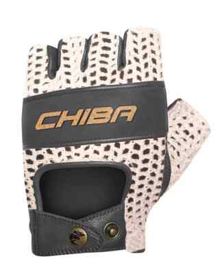 Chiba Pure Nature Fahrrad Handschuhe kurz beige/schwarz 2026