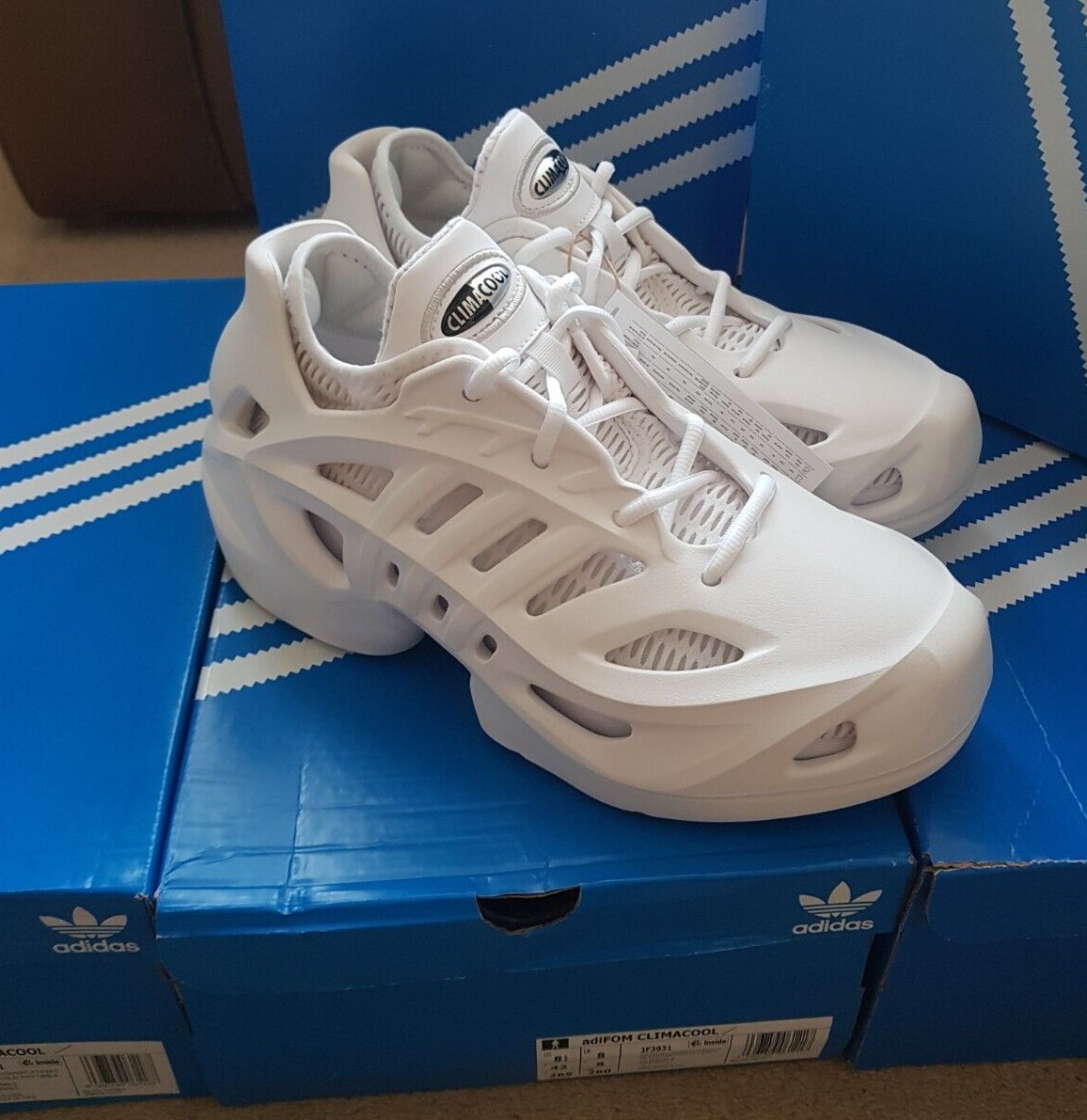 ADIDAS ADIFOM CLIMACOOL CRYSTAL WHITE SIZES 7.5 8 9 9.5 10