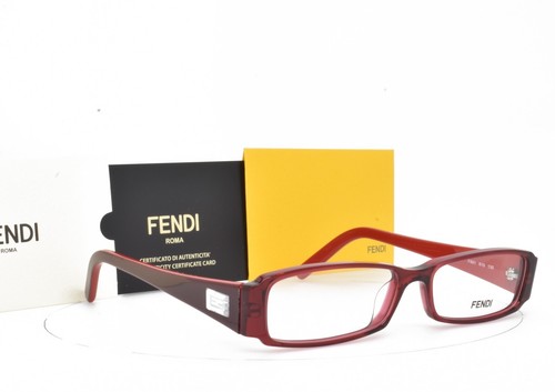 FENDI Eyeglasses Red Berry RX Frames New Authentic 50-14-135 891 615 - Picture 4 of 4