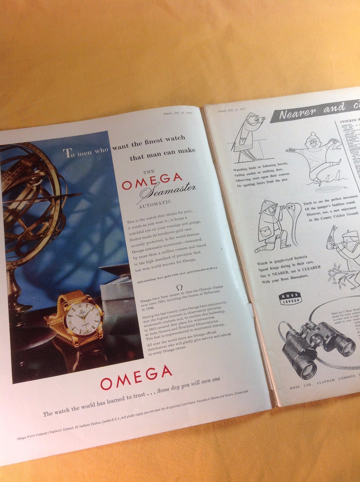 Vintage PUNCH Magazine 31 July 1957 eBay