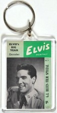 ELVIS PRESLEY ELVIS MONTHY NO.11 1960 DOUBLE PHOTO KEYRING