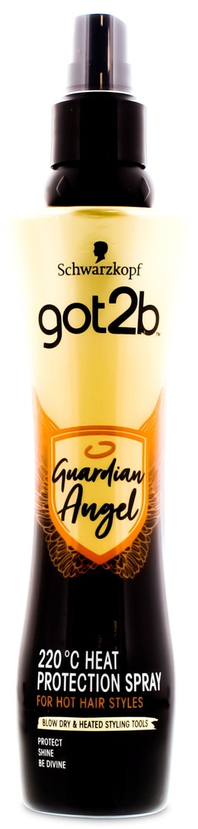 Schwarzkopf Got2b Guardian Angel Hitzeschutz-Spray – 6 X 200 Ml, Bis 220°C, Für Föhn & Glätteisen
