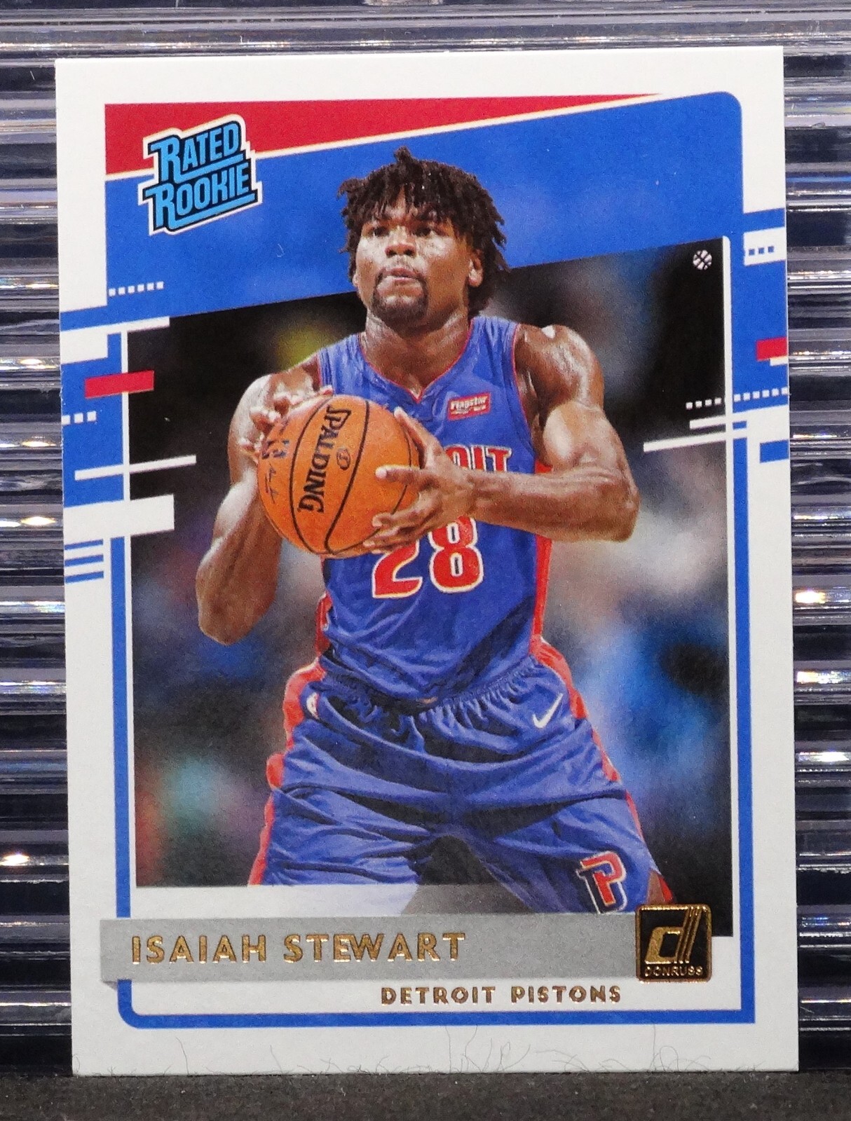 Isaiah Stewart 2020-21 Panini Donruss Rated Rookie #233 RC Detroit Pistons Card
