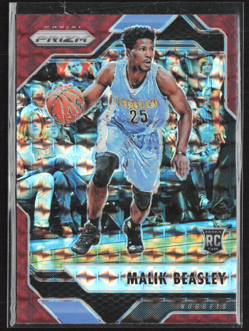 2016-17 Panini Mosaic Prizm #66 Malik Beasley Red RC