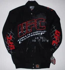 UFC Ultimate Fighting  Cotton Jacket JH Design Black New