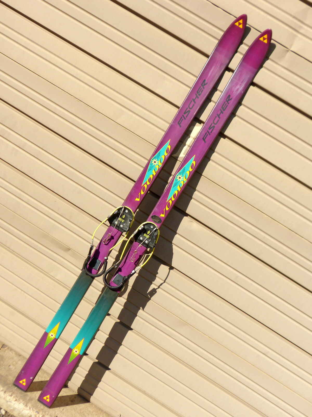 🔥 FISCHER VooDoo 190cm Telemark SKIS w/ VOILE Riva Classic Tele Bindings eBay