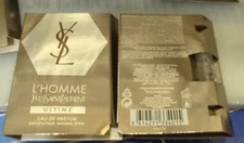 Lot of 2 YSL L'HOMME ULTIME Parfum for Men 1.2 ml/0.04 oz EDP Sample Vial Spray