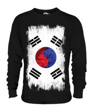 SOUTH KOREA GRUNGE FLAG UNISEX SWEATER HANGUK KOREAN NAM-JOS N SHIRT FOOTBALL
