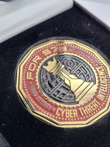 FOR 578 SANS DFIR CYBER THREAT INTELLIGENCE 2 inch CHALLENGE COIN - Picture 3 of 10