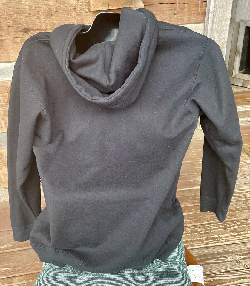 Johnny Cash Hombre En Negro Raro Cremallera Completa Sudadera con Capucha Adulto M Foto 2 de 4