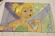 Disney Faries Tinkerbell Pillow Case Standard TINK Double Sided