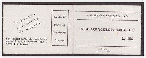 ITALIEN 1970 - LIBRETTO ISCHIA ERSTER TYP L12 - Bild 2 von 2