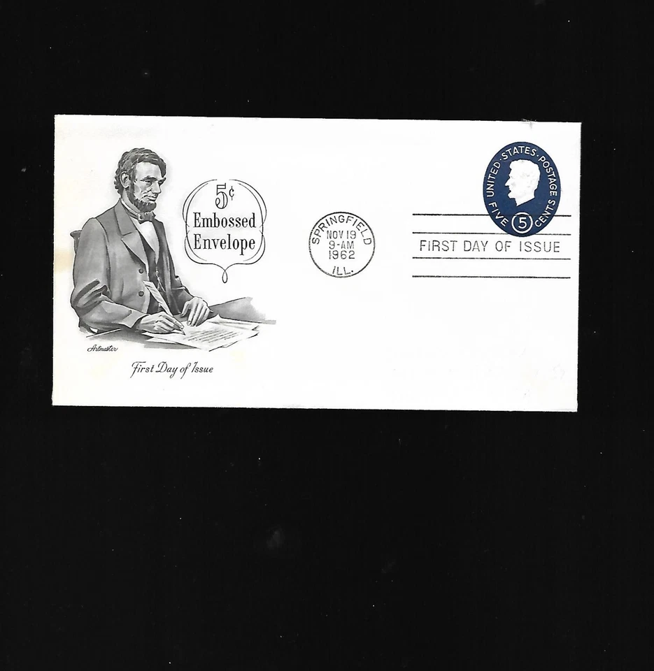 Abraham Lincoln FDC-Dos escaneos: Sesquicentenario y proclamación de emancipación Foto 2 de 2
