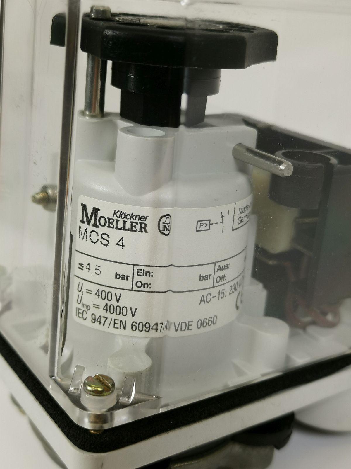 Moeller Eaton MCS4 Mcs 4 Drcukwächter Pressure Switch 1polig New eBay