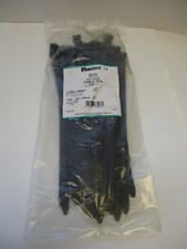 PANDUIT CABLE TIES LOT OF 50, DT4EH-L0 13.5" BLACK DELRIN ACETAL TYPE 302SS BARB