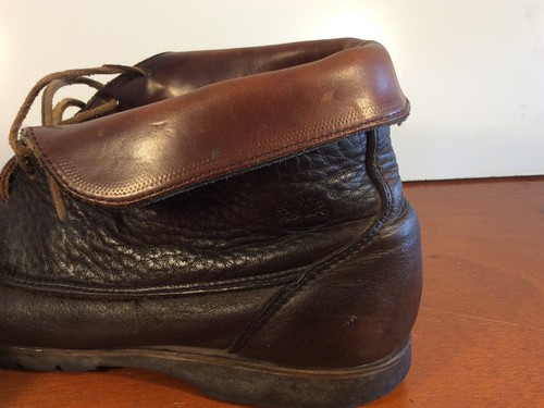 Vintage Timberland schwarz wasserdicht Leder Stiefeletten Winterstiefel Damen 8 M / 51340 - Bild 6 von 7