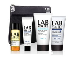 Lab Series Age Rescue Face,Day Rescue Defence Lotion,Face Wash,Grooming Oil Set