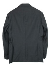 HUGO BOSS The James3/Sharp5_HM Blazer Herren US 40 Wool Plaid Notch Lapel