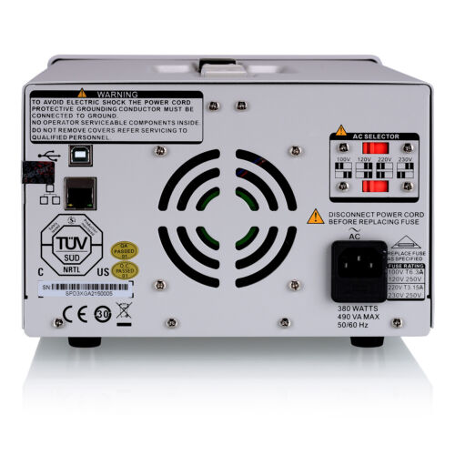 Siglent SPD3303X Labornetzteil 2x30V/3A, 1x5V/3A - Bild 4 von 4