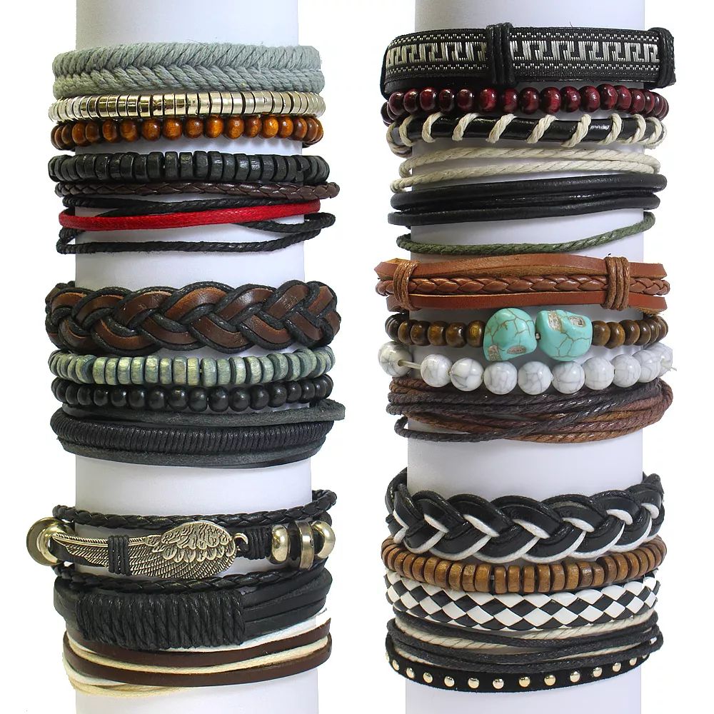 Mens hotsell stackable bracelets