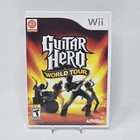 Guitar Hero: World Tour (Nintendo Wii) Case & Disc TESTED