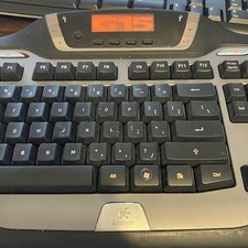 Logitech G15 Wired Gaming Keyboard Black Y-UW...