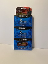 New Sealed Sony 8mm 120 Min Standard Video Cassette P6-120MPL