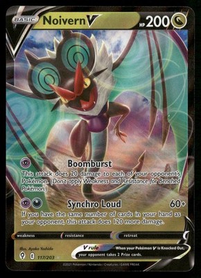 Noivern V SWSH07: Evolving Skies 117/203 Pokemon TCG