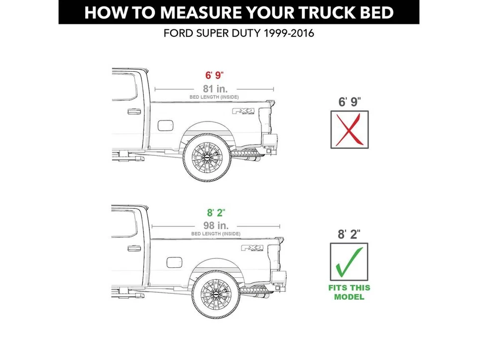 TruXedo Lo Pro Soft Roll Up Tonneau Cover Fits 1999-2007 Ford F250/F350 8' Bed Foto 2 de 4
