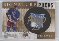 2014-15 Upper Deck Trilogy Signature Pucks Primary Logo Ryan McDonagh Auto 0c3