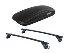 DACHTRÄGER + DACHBOX CRUB 430 LT FÜR SUZUKI SWIFT 2006-2010